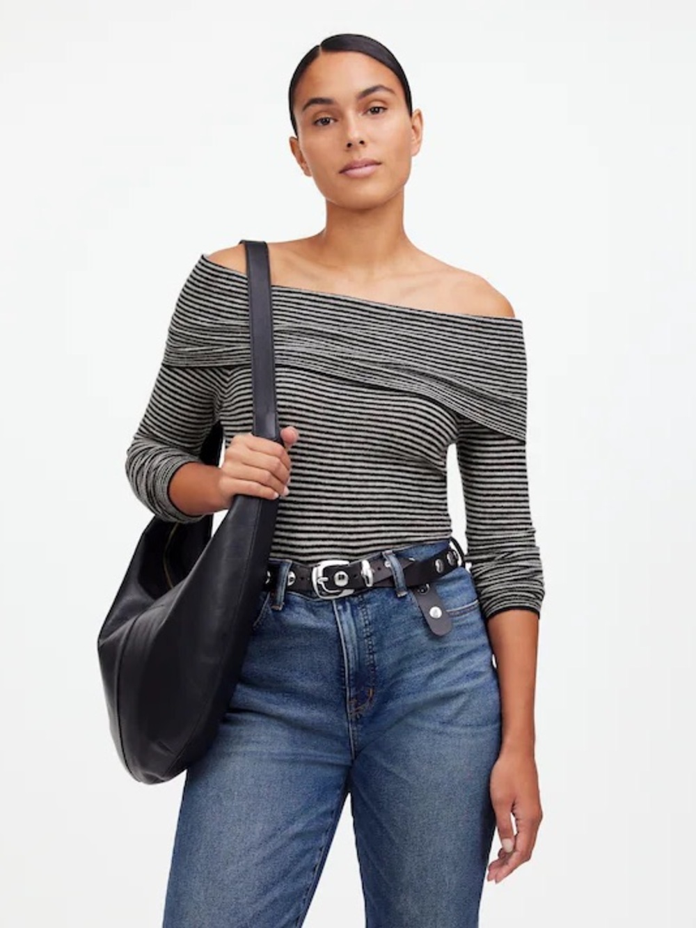 Madewell NWT Alpaca Blend Off Shoulder Sweater